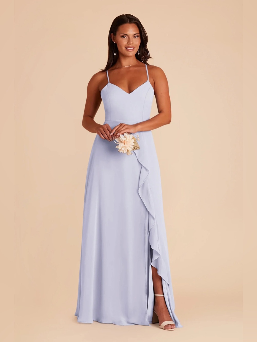 Blue Chiffon Dress